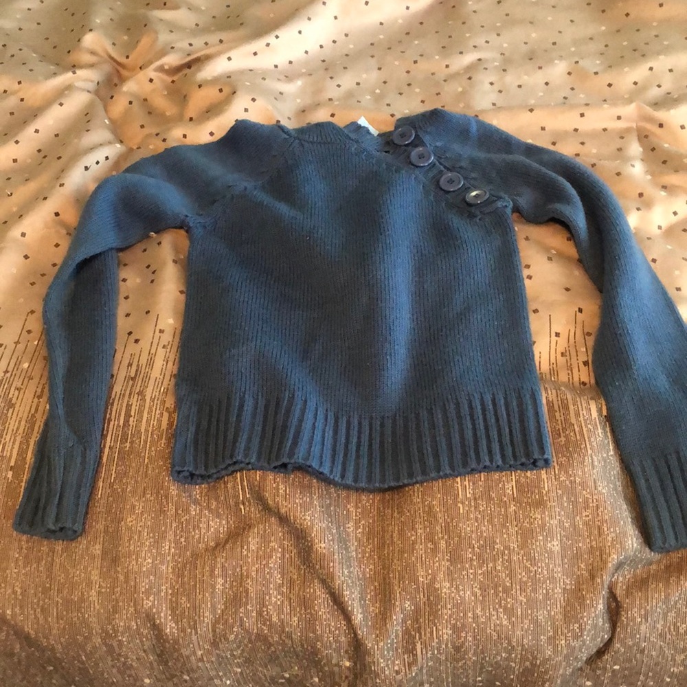 Adorable girls blue sweater